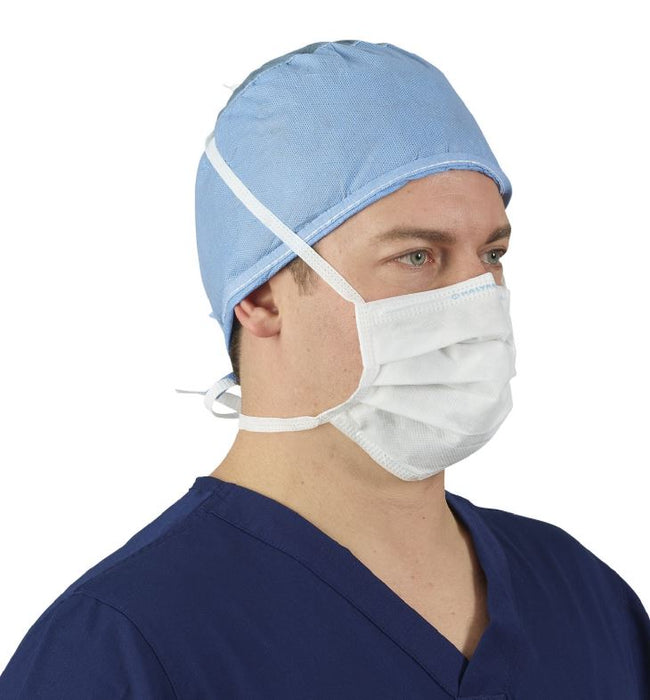 Halyard Health™ Fluidshield Antifog Pleated Mask 28802 - Case of 300 - Medical Supply Surplus
