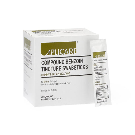 Compound Benzoin Tincture Swabsticks- Box of 50 - Medical Supply Surplus