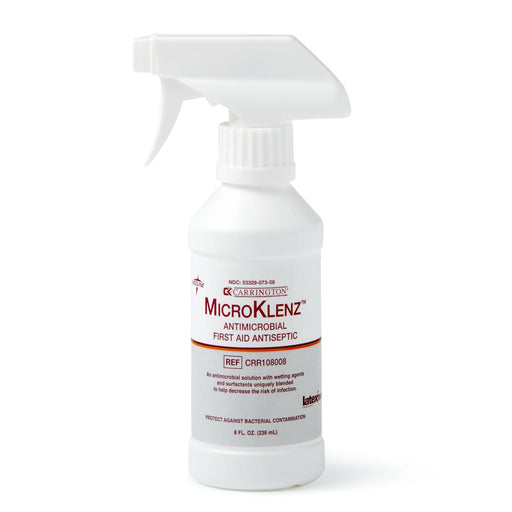 MicroKlenz Antimicrobial First Aid Antiseptic 8oz Spray Bottle - CRR108008 - Medical Supply Surplus