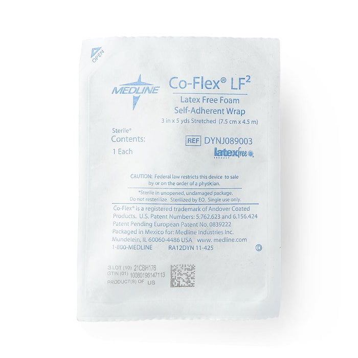 CoFlex Latex Free Cohesive Sterile Bandages 3" x 5yards - Medical Supply Surplus