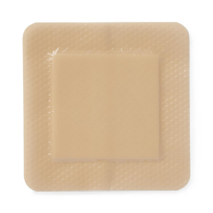 Equos Silicone Faced Foam & Border Dressing 4" x 4" - EQX2344 - Medical Supply Surplus