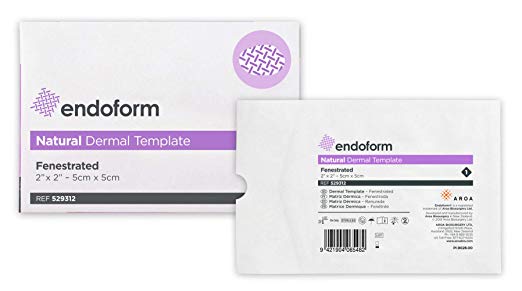Endoform Dermal Template Fenestrated 2" x 2" - Medical Supply Surplus