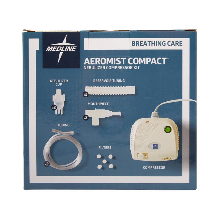 Aeromist Nebulizer Compressor with Reusable Nebulizer Kit - Medical Supply Surplus