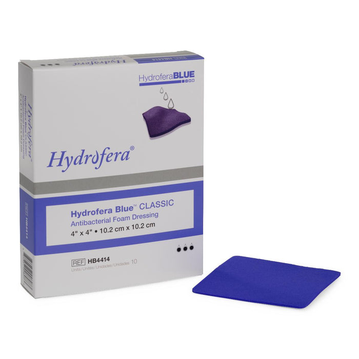 Hydrofera Blue Classic 4 X 4 Inch Square Non-Adhesive without Border - Medical Supply Surplus