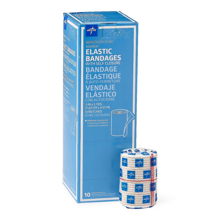 Matrix Nonsterile Wrap Elastic Bandages - 10 Per Box 5 yards - Medical Supply Surplus