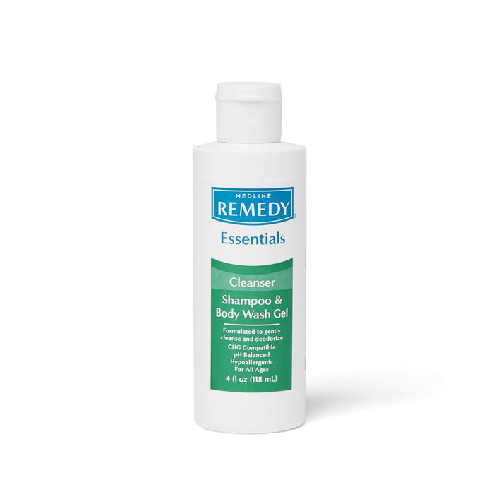 Remedy Essentials Shampoo and Body Wash Gel - 4oz - Medical Supply Surplus