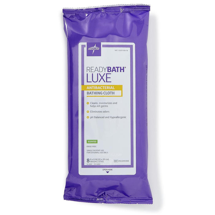 ReadyBath Luxe Antibacterial Total Body Cleansing Wipes- Scented - Medical Supply Surplus