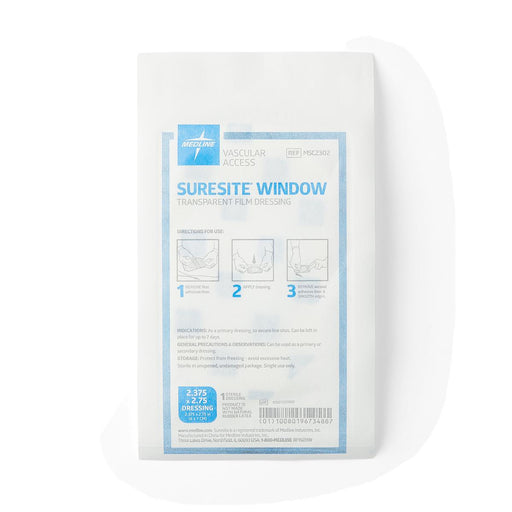SureSite Window Transparent Film Dressing MSC2302 - Box of 100 - Medical Supply Surplus