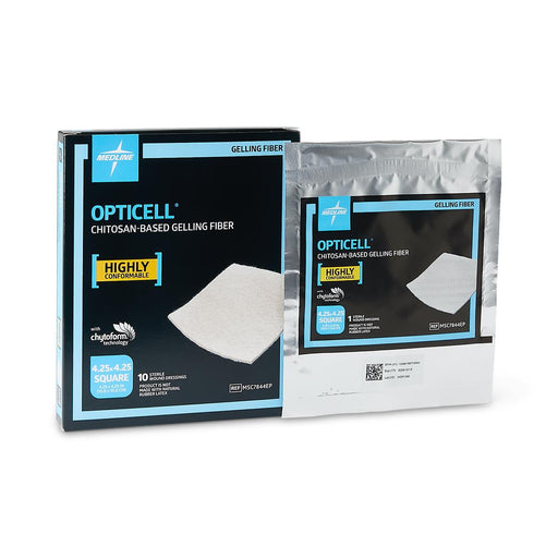 Opticell 4" x 4" Gelling Fiber Wound Dressings - MSC7844EP - Medical Supply Surplus