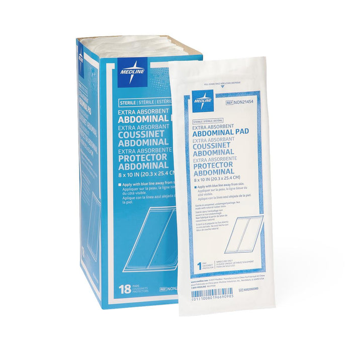 Sterile Abdominal Pads 8" x 10" - Medical Supply Surplus