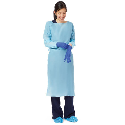 Premium Polyethylene Fluid-Resistant Protective Gowns - 75/Case - Medical Supply Surplus