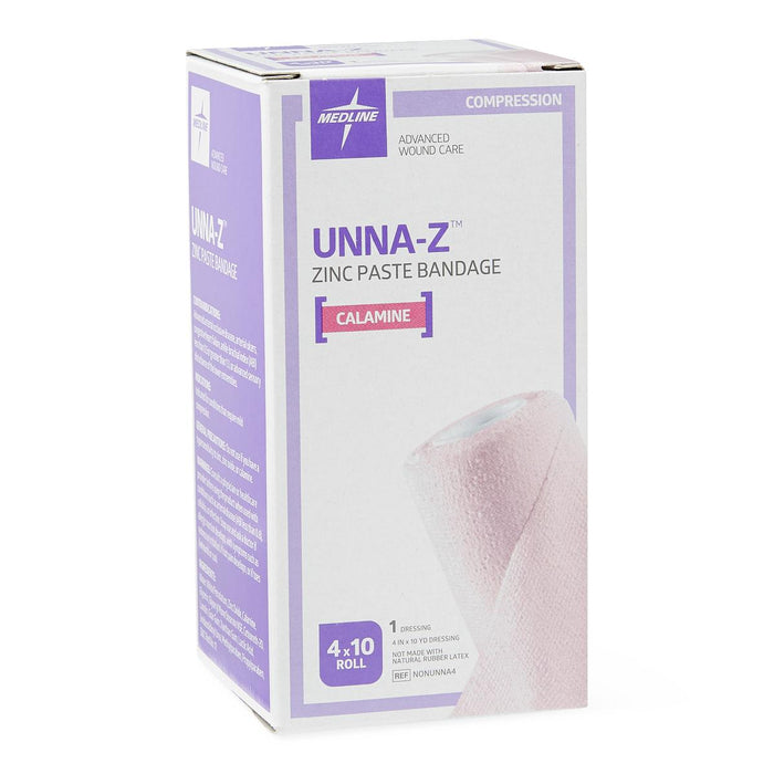 Unna-Z Boot Compression Wrap with Zinc & Calamine 4" x 10yd - NONUNNA4 - Medical Supply Surplus