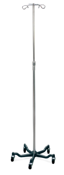 Aluminum Five Leg IV Pole - 2/Case - Medical Supply Surplus