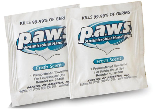 Paws Antimicrobial Hand Wipes- Case of 1000 - Medical Supply Surplus