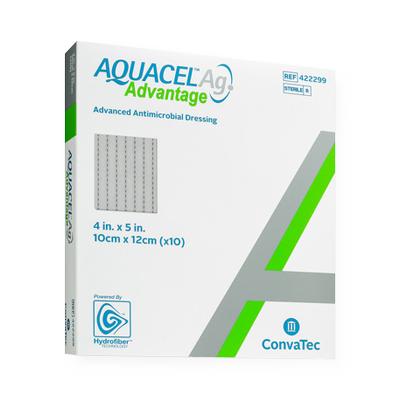 Aquacel® Ag Advantage™ Wound Dressing 4" x 5" - 422299 - Medical Supply Surplus