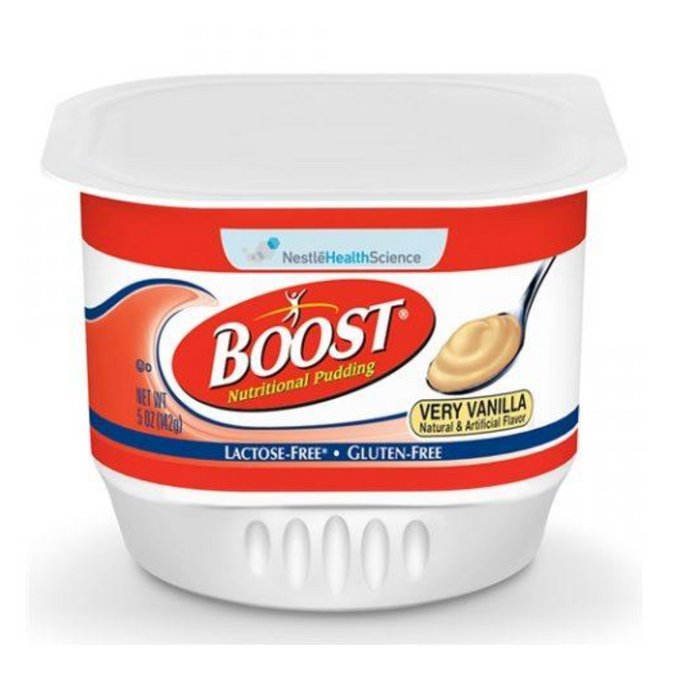 Boost® Nutritional Pudding 5oz Containers-  Case of 48 - Medical Supply Surplus