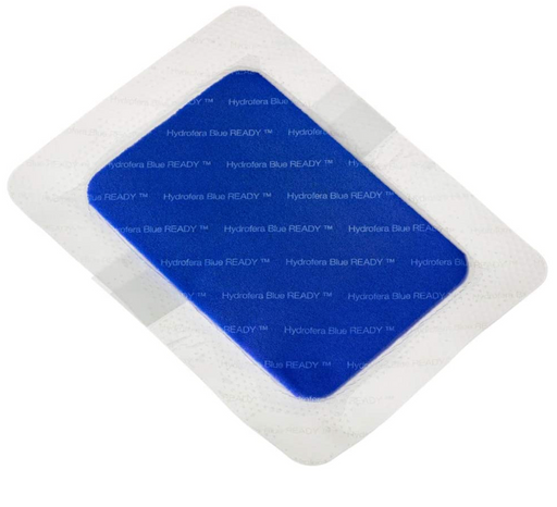 Hydrofera BLUE® READY-Border™ 6 X 8 Inch with Border - Medical Supply Surplus