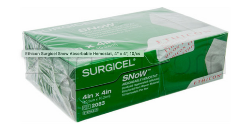 Surgicel® Snow™ 2083 Absorbable Hemostat- Box of 10 - Medical Supply Surplus