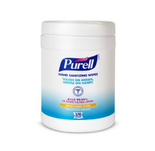 Purell® 270 Count BZK (Benzalkonium Chloride) Hand Sanitizing Wipe - Medical Supply Surplus