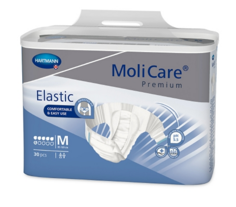 MoliCare® Premium Elastic Briefs - Case of 90 - Medical Supply Surplus