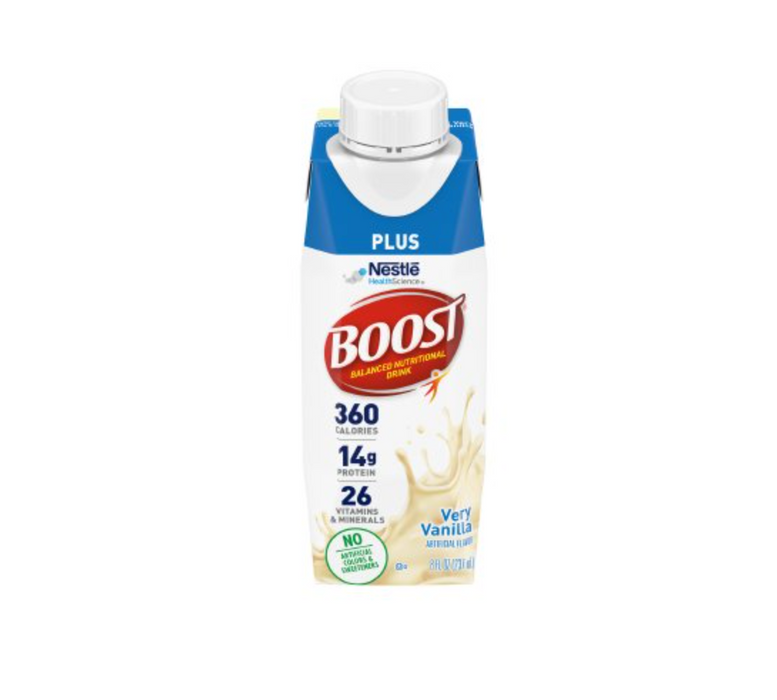 Boost® Plus Nutritional Drink 8oz - Case of 24 - Medical Supply Surplus