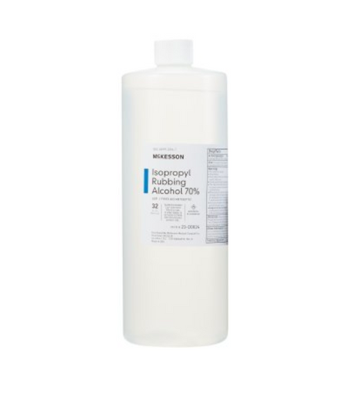 Isopropyl 70% Rubbing Alcohol - 32oz Bottles - Case of 12 - Medical Supply Surplus