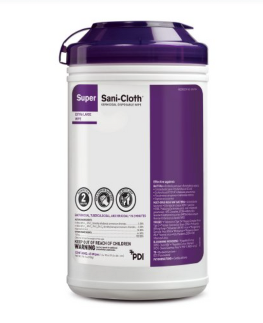 Super Sani-Cloth® Surface Disinfectant - Case of 6 - Medical Supply Surplus