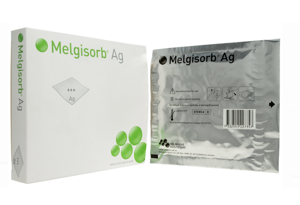 Melgisorb® Ag 6 X 6 Inch Calcium Alginate Dressing - Medical Supply Surplus