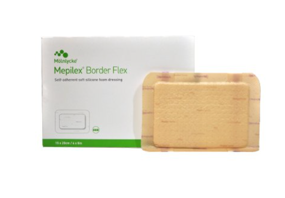 Mepilex Border Flex 6" x 8" - 595600 - Medical Supply Surplus