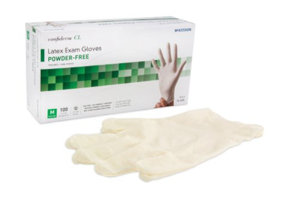 Confiderm® NonSterile Latex Exam Glove - Case of 1000 - Medical Supply Surplus