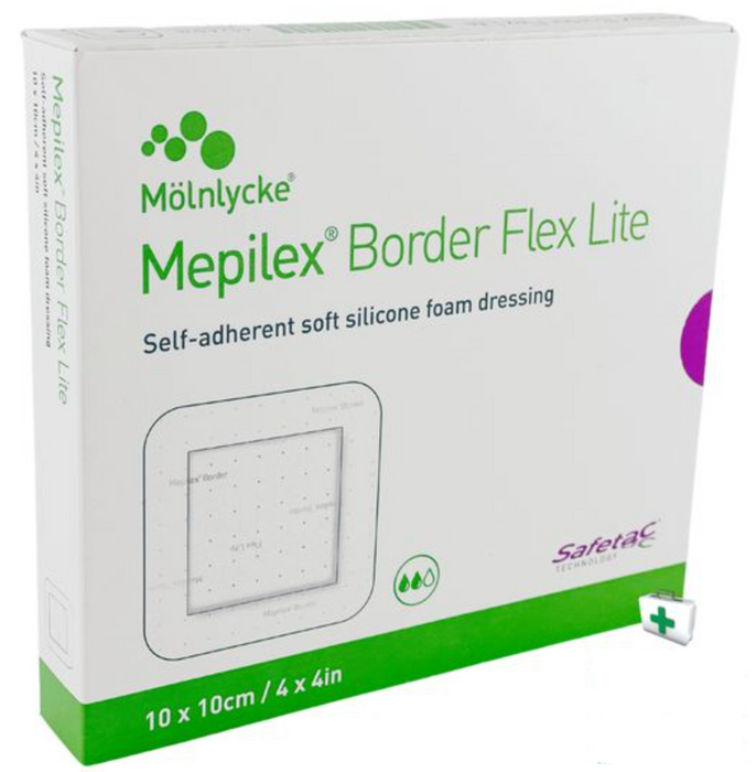 Mepilex® Border Flex Lite  4" x 4" - 581300 - Medical Supply Surplus