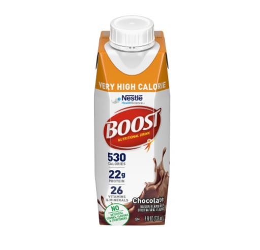 Boost® Very High Calorie Chocolate Flavor 8oz - Case of 24 - Medical Supply Surplus