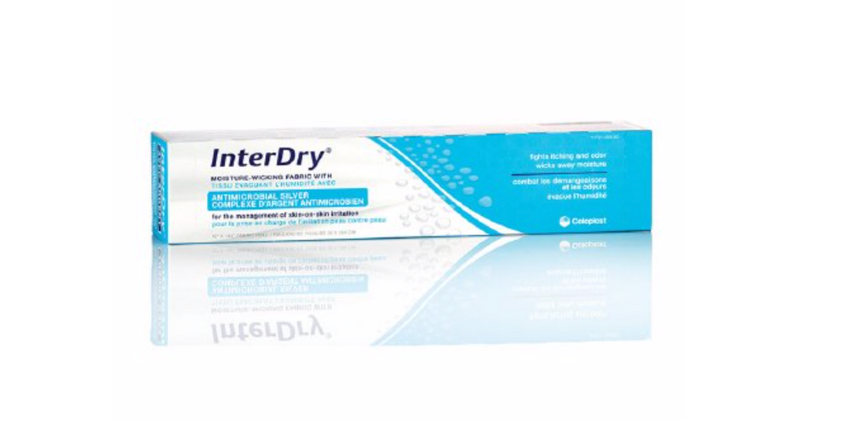 interdry dressing Coloplast Ag Textile with Antimicrobial Silver Complex Coloplast InterDry Ag Textile with