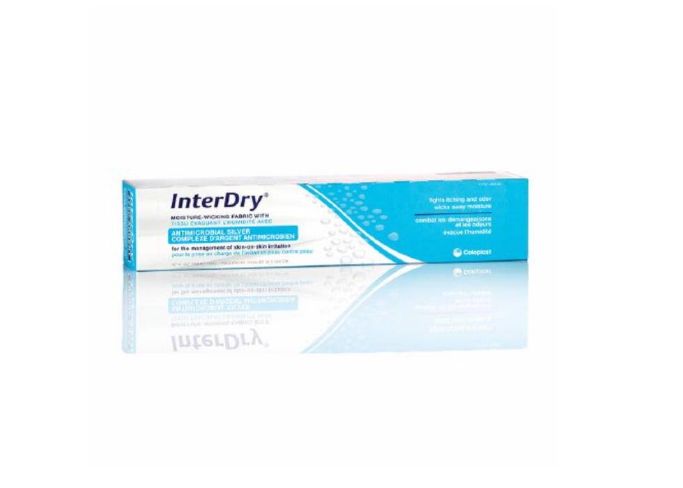 InterDry® Skinfold Management Dressing with Silver 10 X 144 Inch Roll - Medical Supply Surplus