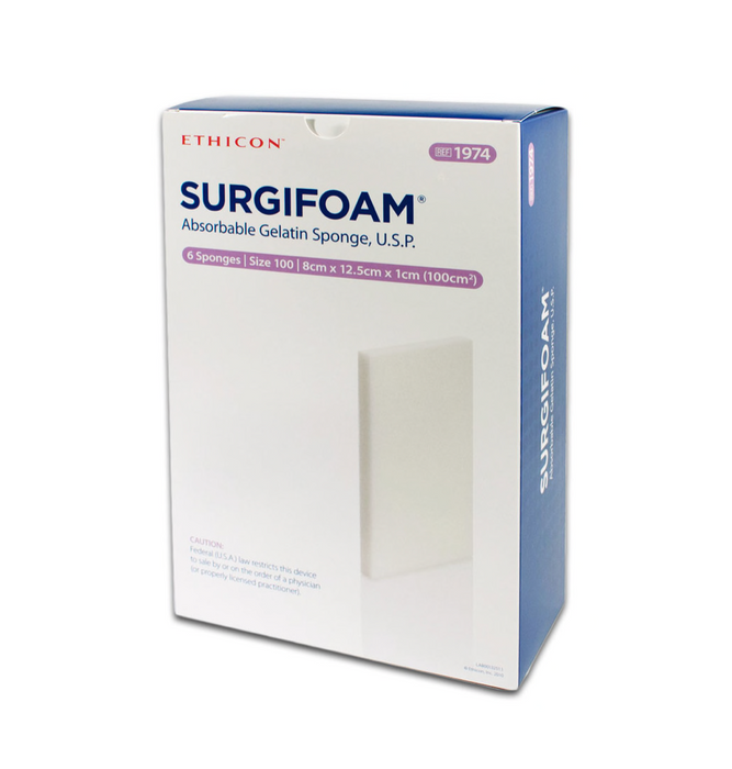 Surgifoam® Hydrogel Dressing 8-1/2 X 12 cm Sterile - 1974 - Medical Supply Surplus