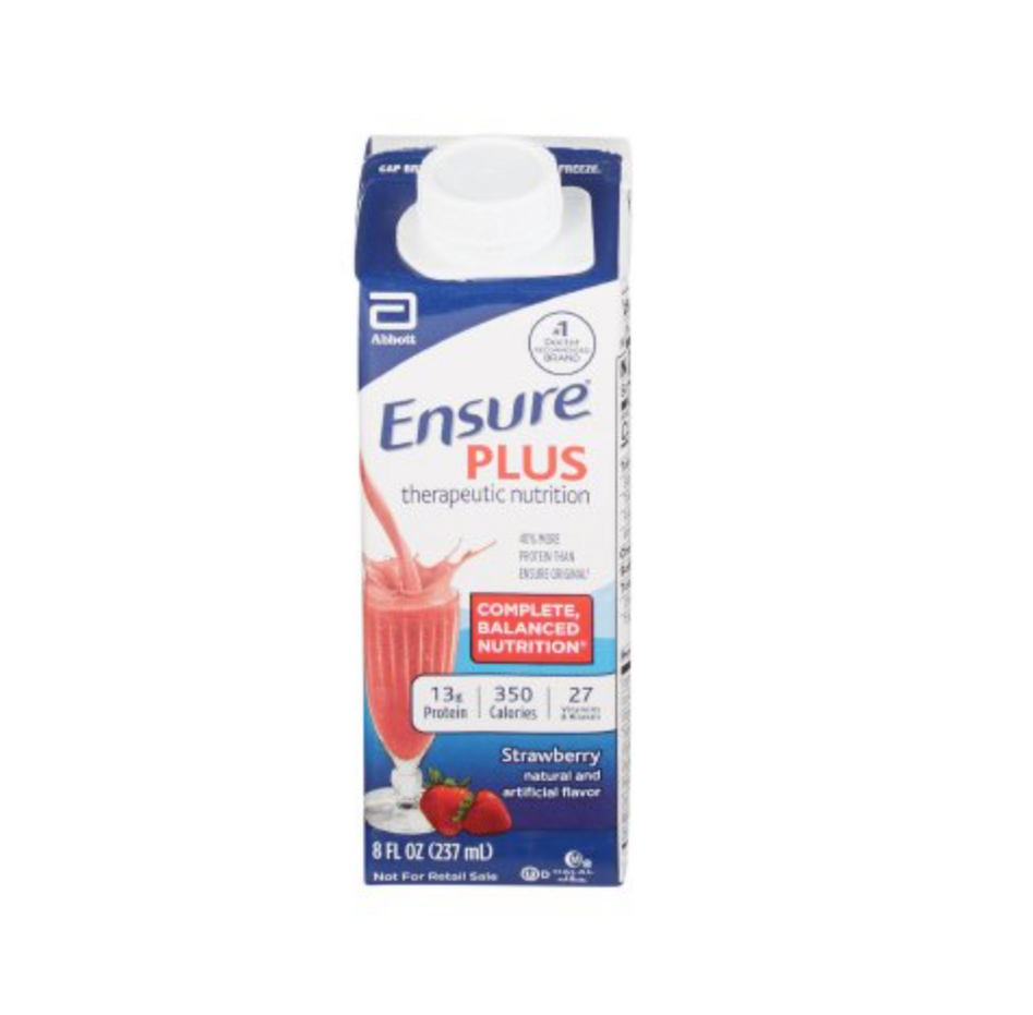 Ensure® Plus Therapeutic Nutrition Shake 8oz - Case of 24 — Medical ...