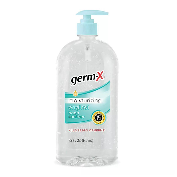 Germ-X Hand Sanitizer 32oz Pump Bottle - Case of 4 - Medical Supply Surplus