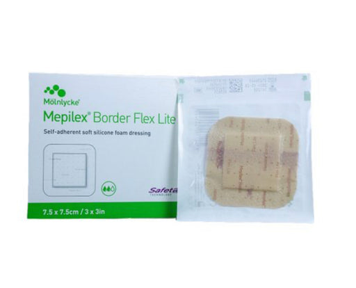 Mepilex® Border Flex Lite  3" x 3" - 581200 - Medical Supply Surplus