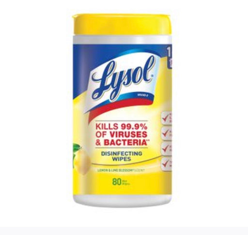 Lysol® Disinfecting Wipes - 80 per tub - Medical Supply Surplus