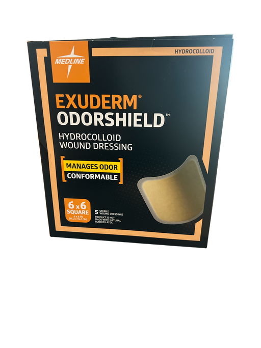 Exuderm Odorshield Hydrocolloid Wound Dressing 6" x 6" - Medical Supply Surplus