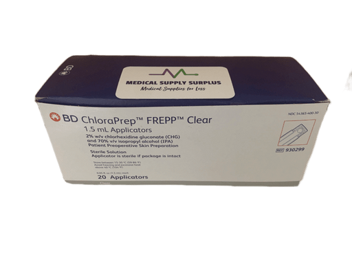 ChloraPrep® One-Step 1.5 mL Prep Solution FREPP® Applicator 2% / 70% Strength CHG - Medical Supply Surplus